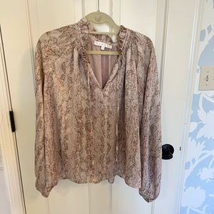 Karlie Snakeskin Tunic Top